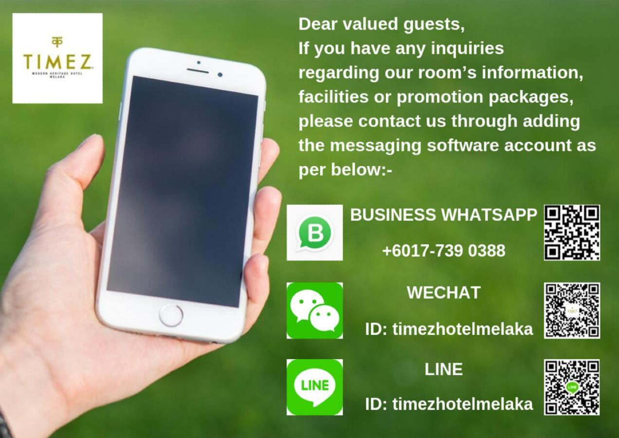Timez Hotel Melaka Eksteriør bilde